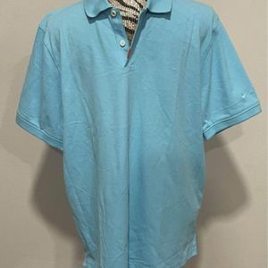 Men's NIKE blue polo shirt - Large